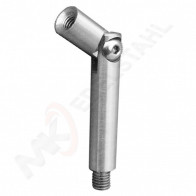 Verbindungsstift flexibel, Ø14mm, L75mm, M8, M6, satiniert