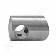 Querstabhalter für Stab Ø12mm, Anbau Rohr Ø42,4mm