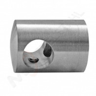 Querstabhalter für Stab Ø12mm, Anbau Flach